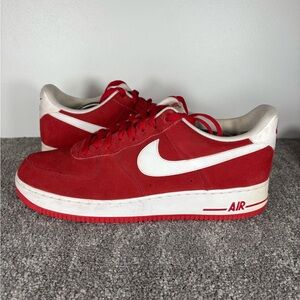 Nike Air Force 1 Low Basketball Shoes Game-Red/White [315122-612] Men's 13 2016